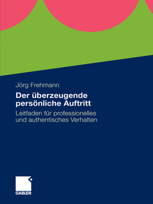 cover image of Der überzeugende persönliche Auftritt